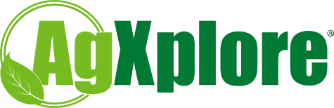 Green logo for AgXplore.